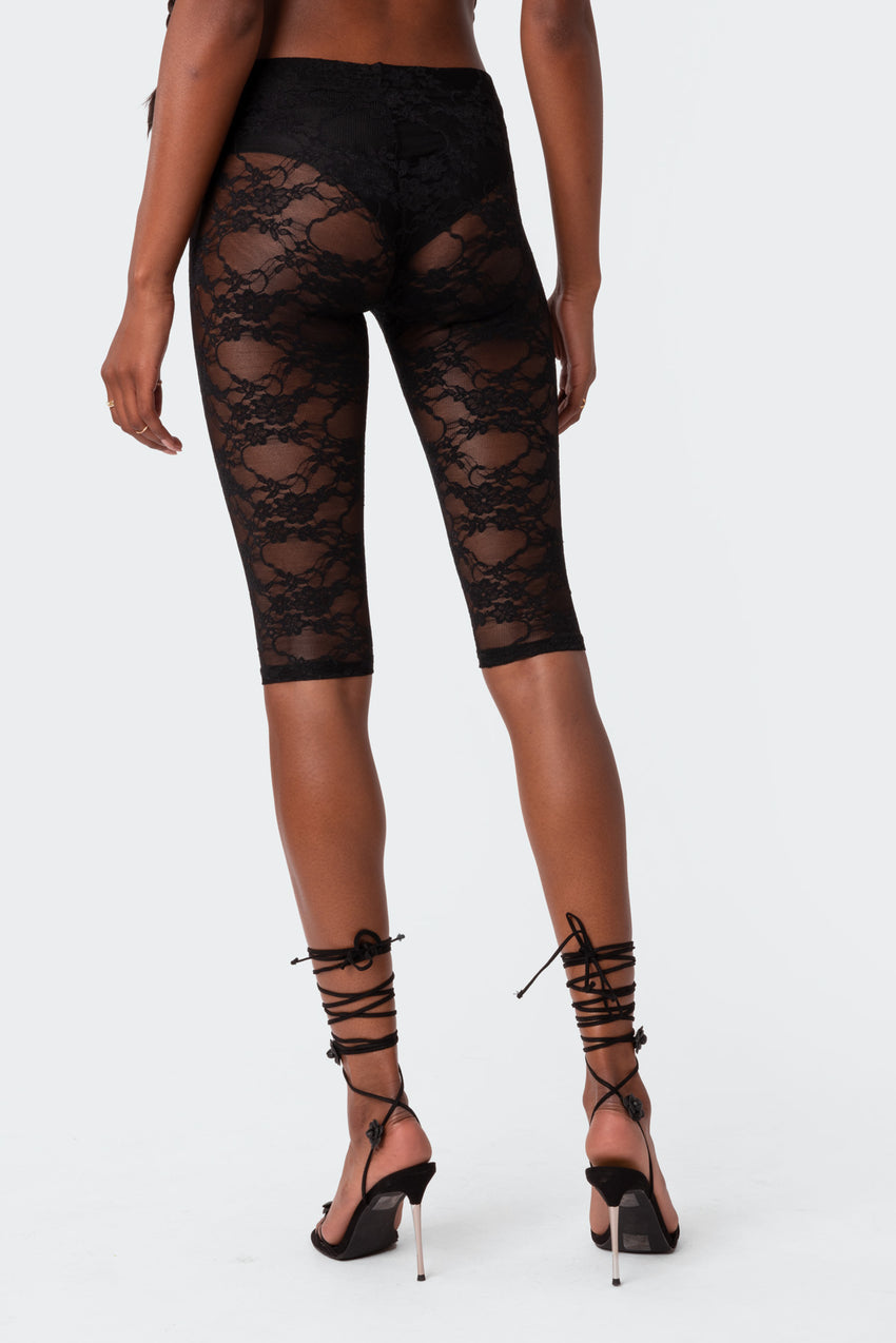 Gianna Sheer Lace Leggings
