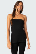 Dekota Slit Ribbed Top