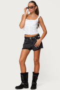 Fern Mid Rise Denim Shorts