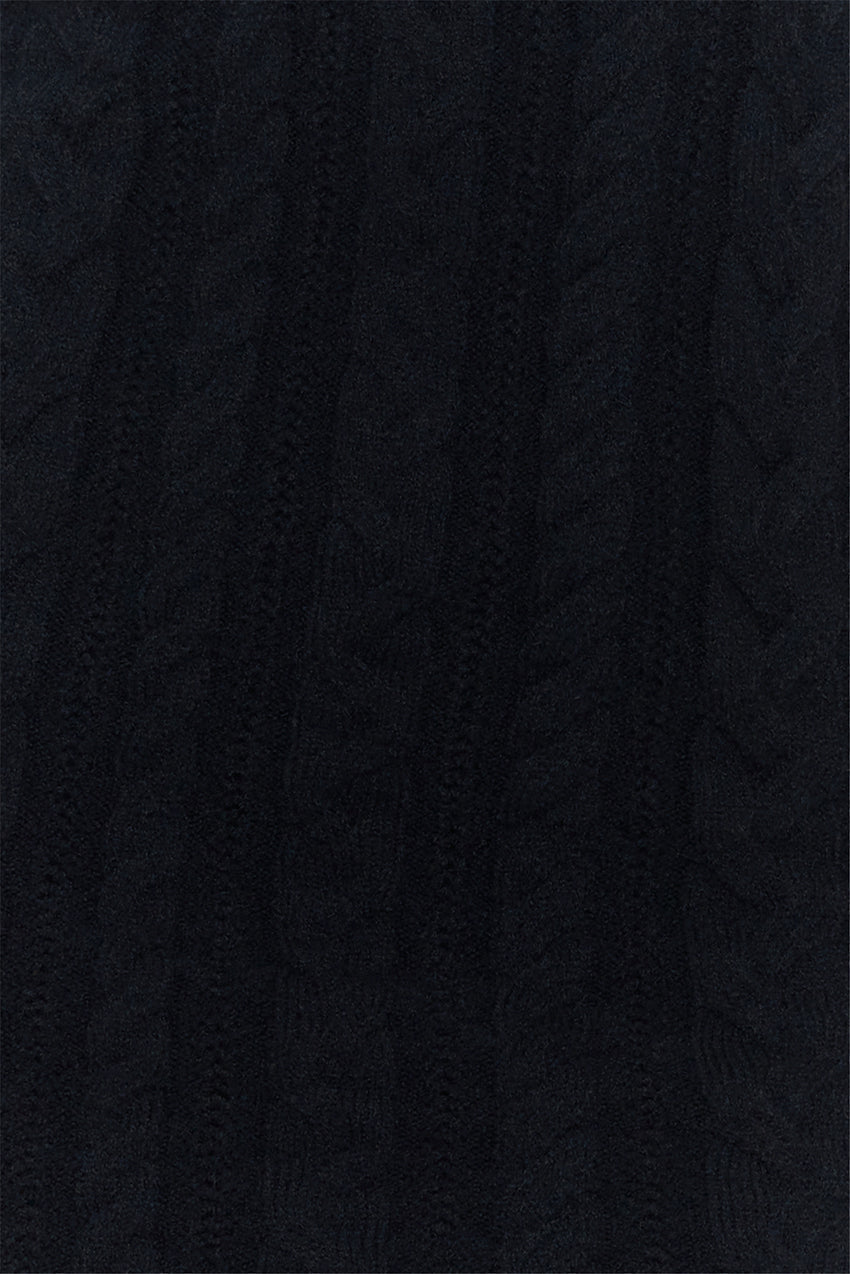 Love To Knit Mini Dress Black