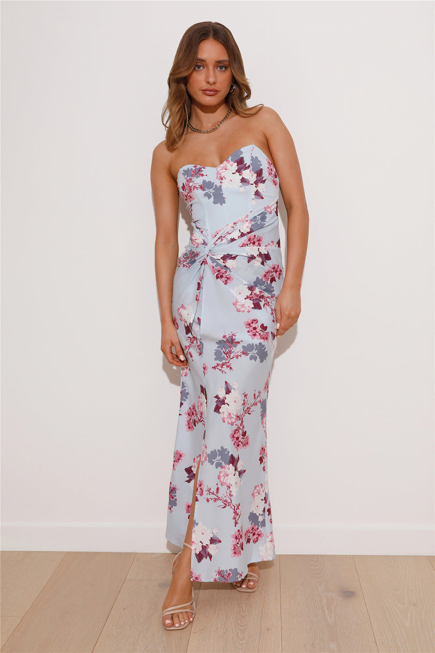 Party Professional Maxi Dress Blue