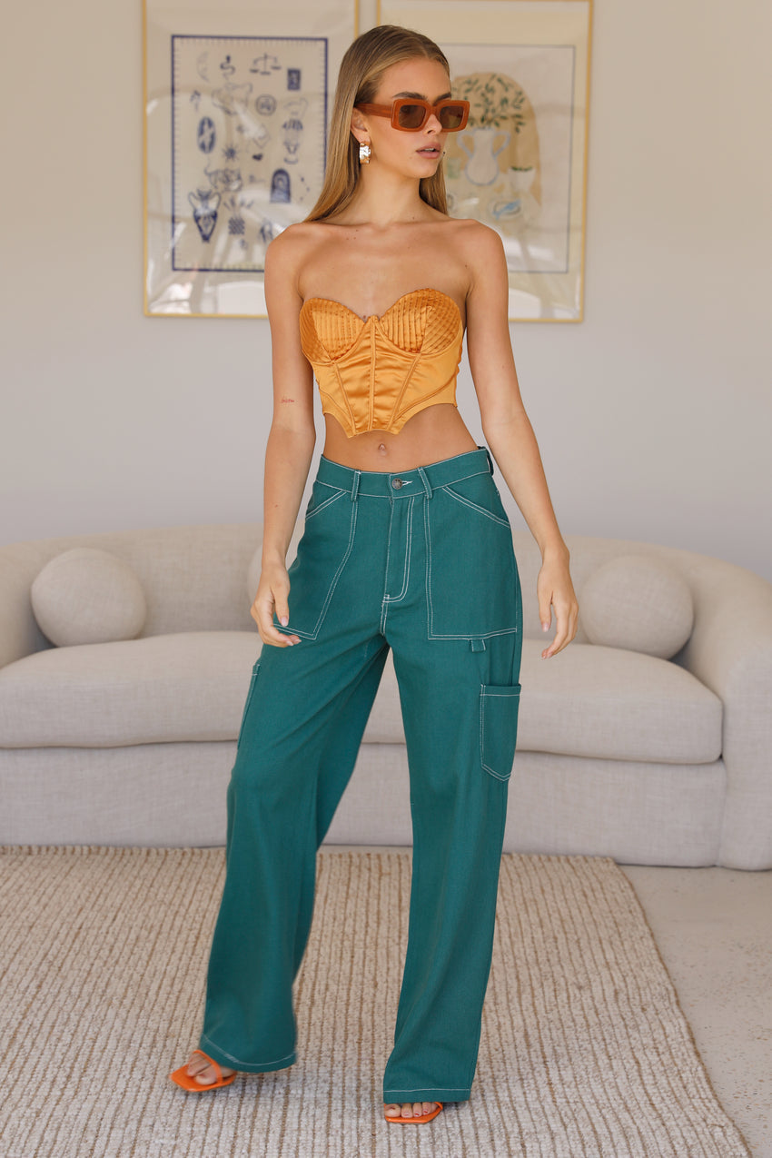 Outer Space Pants Green