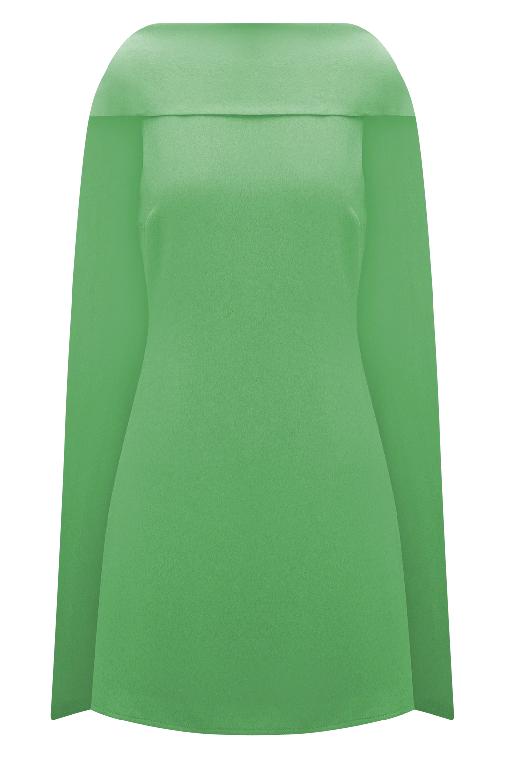 Wynter Scarf Draped Mini Dress - Green
