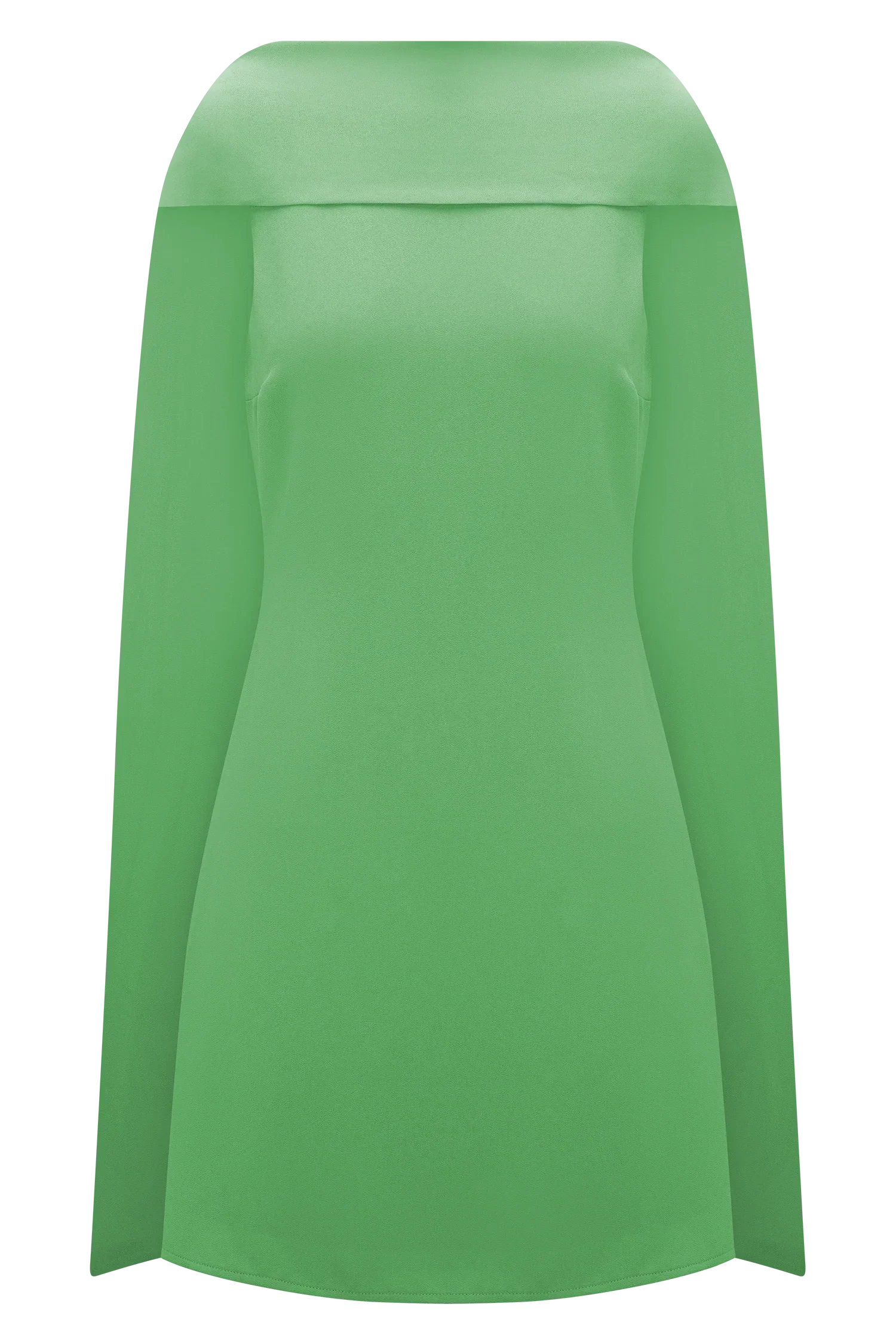 Wynter Scarf Draped Mini Dress - Green