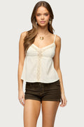 Stellana Babydoll Cotton Tank Top
